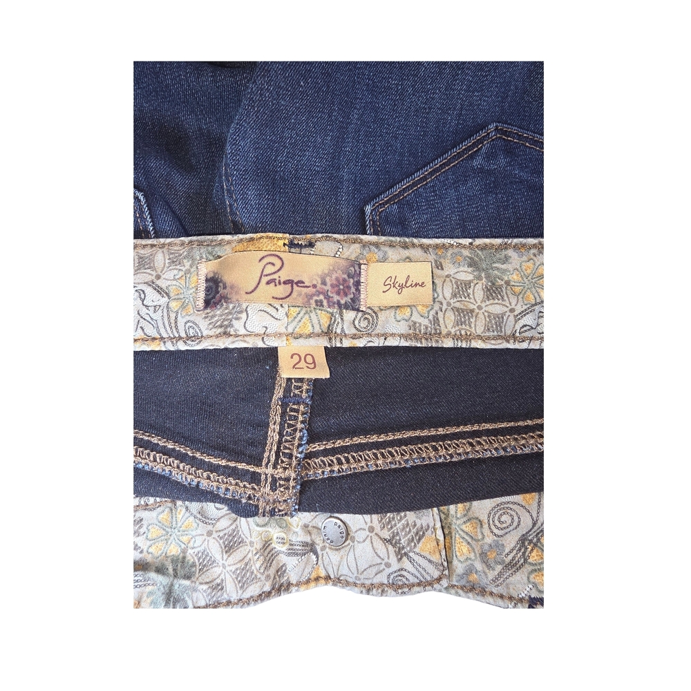 Paige Dark Wash Skinny Jeans - Picture 4 of 8